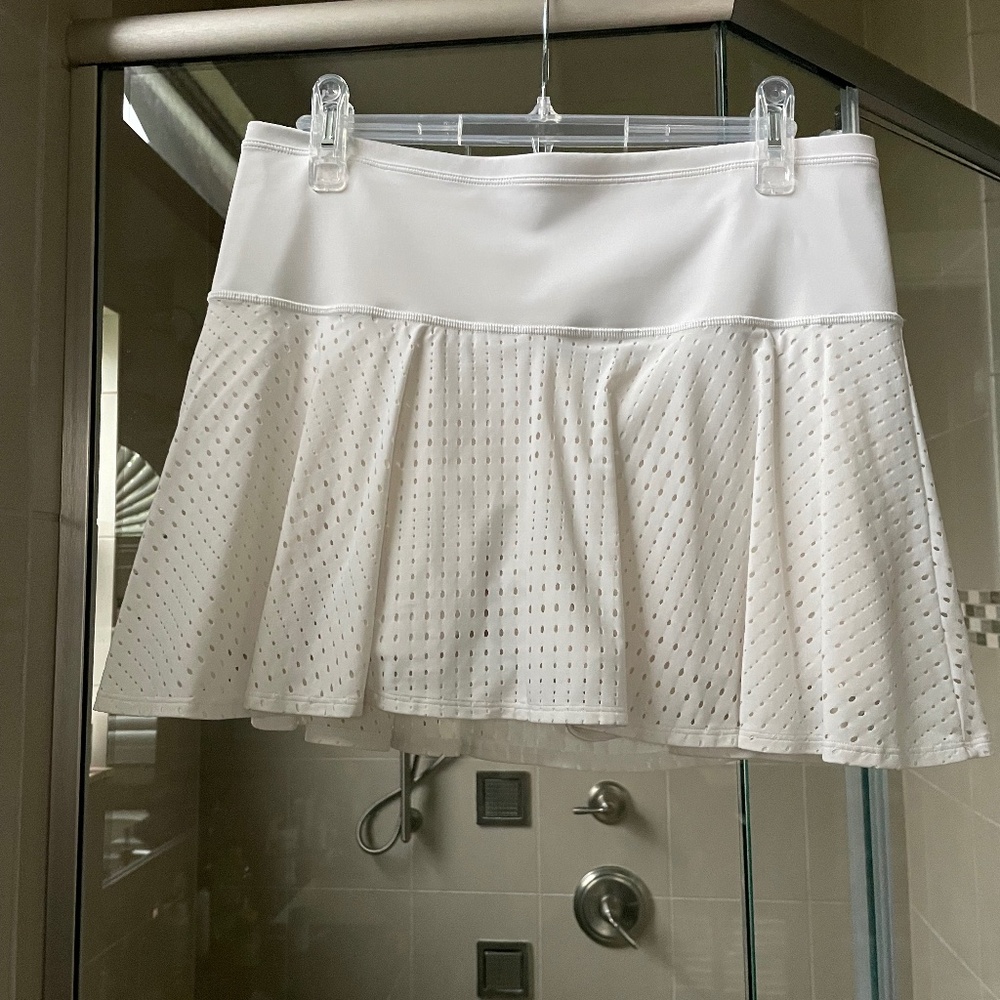 Athlete Women's A Game 14” Tennis Skort-White
